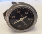 Classic Stewart Warner Mechanical Oil Pressure Gauge With Hose. Fixed Price $60.00.