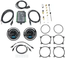 1947-53 Gm Pickup Vhx Series Gauge Set With Black Alloy Face And Blue. Fixed Price $945.99.