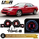 Red Type-r Glow Gauge Blk Overlay For 97-01 Honda Prelude Mt Instrument Cluster. Fixed Price $44.95.