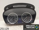 Oem 2007 Bmw 650I 4.8L Instrument Cluster Speedometer. Fixed Price $109.99.