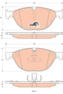 Trw GDB1838 Brake Pad Set, Disc For Bmw. Fixed Price $89.13.