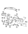Genuine Mopar Instrument Cluster Bezel YW801QDAK. Fixed Price $26.11.