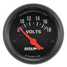 Autometer 2645 Gauge Voltmeter 1/16" 18V Elec Z-series. Fixed Price $76.00.