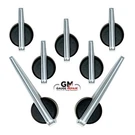 Escalade Premium Speedo Cluster Pointer Set For 2003-2013 Gm Gauges White Chrome. Fixed Price $42.75.