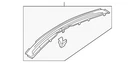 Genuine Ford Defroster Grille AE9Z-74044E82-BA. Fixed Price $120.73.