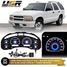 Blue Glow Gauge Black Overlay For 98-04 Chevy S10/BLAZER Tach Instrument Cluster. Fixed Price $59.95.
