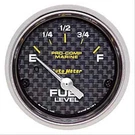 Auto 200760-40 Pro-comp Carbon Fiber Marine Fuel Level Gauge Diameter: 2-1. Fixed Price $63.99.