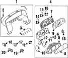 Genuine Mazda Speedometer Head BG1L-55-471. Fixed Price $568.88.