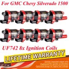 Set Of 8 Ignition Coils UF742 For Gmc Chevy Silverado 1500 Engines 2014-2021. Fixed Price $139.99.