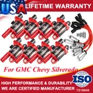 8 UF742 Round Ignition Coils &spark Wire For Gmc Chevy Silverado 1500 14-2021. Fixed Price $159.99.