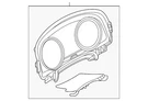 Genuine Volkswagen Cluster Bezel 3CN-858-366-A-NRA. Fixed Price $27.28.