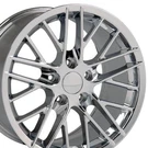 Npp Fit 17" Wheel Camaro Corvette Firebird C6 ZR1 CV08A Chrome 17X9.5 5402. Fixed Price $228.00.