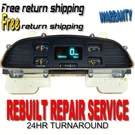 Repair Service Chevrolet Impala Caprice Ss Speedometer Instrument Gauge Cluster. Fixed Price $124.95.