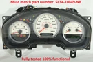 2005 Ford F-150 Lariat Instrument Panel Cluster Speedometer 5L34-10849-NB 307K. Fixed Price $155.74.