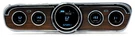 Dakota Digital 66 Ford Mustang Dash Gauge Cluster Woodgrain Bezel VFD3-65M-W. Fixed Price $736.25.