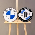 Bmw Classic White Logo & Bavarian Motor Works Metal Sign Set 30 Cm (11.8 ). Fixed Price $159.90.