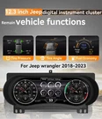 Display Instrument Cluster Speedometer 12.3" For Jeep Wrangler Gladiator 2018-23. Fixed Price $495.99.
