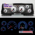 New Vintage Usa 88102-03, Kit Gauge Ford Truck Fits 87-91 Perf Ii White. Fixed Price $1047.68.