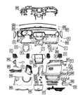 Genuine Mopar Vehicle Feature Controls Center Stack 68333931AA. Fixed Price $455.13.