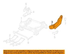 Fiat Oem 13-14 500 Seats Tracks Components-side Shield 1VB65JXWAB. Fixed Price $49.12.