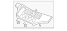 Genuine Honda Instrument Panel Trim 77251-SHJ-A01ZC. Fixed Price $90.18.