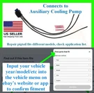 Fit Ford Audi Bmw Vw Auxiliary Water Pump Coolant Connector Plug Pigtail Harness. Fixed Price $24.89.