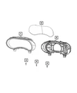 Genuine Mopar Cluster Visor 68353576AA. Fixed Price $153.27.