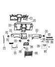 Genuine Mopar Instrument Cluster Bezel 1QF19DX9AE. Fixed Price $344.23.