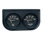 Autometer 2-1/16" Dual Gauge Console Fits Oil Pressure & Water Temparature 2345. Fixed Price $90.14.