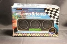 Vintage Make Waves Hi-performance Oil, Amp & Temp Gauge Set Auto Boxed. Fixed Price $27.93.