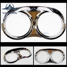 Center Dual Gauge Cover W/ Visor Chrome For Peterbilt 379 384 386 387 388 389. Fixed Price $18.04.