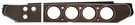 1970-71 Barracuda Challanger; Woodgrain Rallye Gauge Bezel Set; 3-SWITCH;. Fixed Price $189.99.