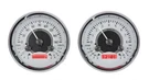 Dakota Digital Dual Round Silver / Red Led Universal Gauge Kit VHX-1014-S-R. Fixed Price $945.25.