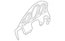 Genuine Mercedes-benz Cluster Bezel 170-680-03-36-3475. Fixed Price $414.00.