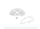 Genuine Mercedes-benz Instrument Cluster 209-540-55-11. Fixed Price $2068.61.