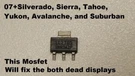 2007+ Chevy Tahoe Speedometer Instrument Cluster Info Display Repair Mofset. Fixed Price $99.99.
