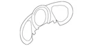 Genuine Nissan Instrument Cluster Housing Cover 24823-1EA0A. Fixed Price $109.69.