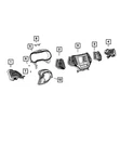 Genuine Mopar Instrument Cluster Bezel 6AS041X9AB. Fixed Price $204.58.