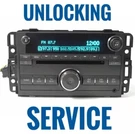 Unlocking Service Chevy ,buick ,saturn Cadillac Radios U010. Fixed Price $49.00.