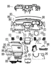 Genuine Mopar Vehicle Feature Controls Center Stack 56054379AF. Fixed Price $757.44.