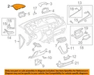 Gm Oem 13-16 Encore Instrument Panel Components-cluster Pad 95266776. Fixed Price $103.91.