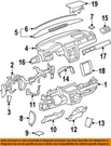 2007-2014 Oem Gm Dash Trim Plate 20935584 Tahoe Silverado Suburban Metal Brush. Fixed Price $198.98.