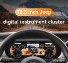 12.3" Digital Car Instrument Cluster Speedometer For Jeep Wrangler Jl 2018-2023. Fixed Price $559.99.
