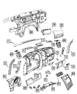 Genuine Mopar Cluster Bezel 1DZ241J8AB. Fixed Price $21.39.