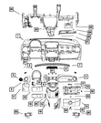 Genuine Mopar Instrument Cluster Bezel 5LD86JW4AB. Fixed Price $39.26.