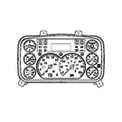 A22-74208-105 Instrument Cluster Assembly, Icu 3 M2, Us, For Freightliner. Fixed Price $1768.61.