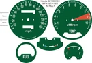 Honda GL1000 Gold Wing Speedo Tach Rev Counter Dial Face Overlays. Fixed Price $50.36.