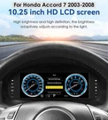 10.25'' Digital Instrument Cluster Lcd Screen For Honda Accord 03-07 Speedometer. Fixed Price $287.55.