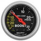 Autometer 3303 Gauge Vac/boost 2 1/16" 30INHG-30PSI Mechanical Sport-comp. Fixed Price $100.26.
