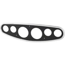 6-GAUGE Insert Panel And Bezel Kit, Engine Turned. Fixed Price $314.99.
